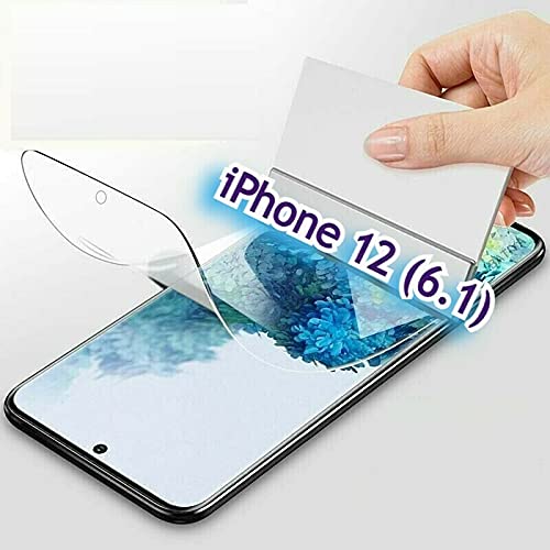Cracksin Gorilla Schutzfolie für iPhone 12 [2 Stück] Nano-Tech, Klar, [6.1 Zoll] 100% Fingerabdrucksensor Displayschutz Screen Protector von Cracksin