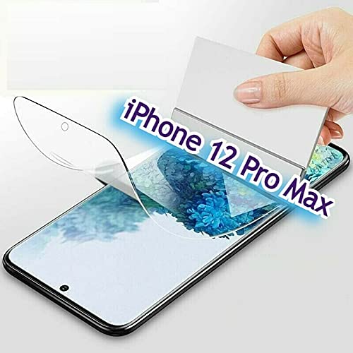 Cracksin Gorilla Schutzfolie für iPhone 12 Pro Max [2 Stück] Nano-Tech, Klar, [6.7 Zoll] 100% Fingerabdrucksensor Displayschutz Protector von Cracksin