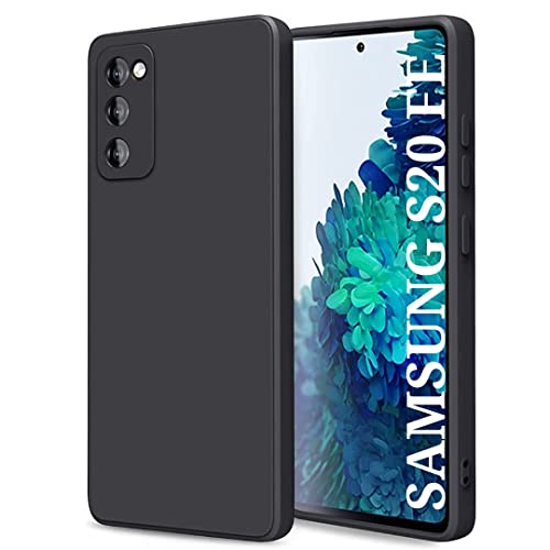 Cracksin Hülle Kompatibel mit Samsung Galaxy S20 FE Hochwertiges Liquid Silikone Case weiche TPU Stoßfest Handyhülle Kratzfestes Rundumschutz Flexible Cover von Cracksin