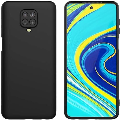 Cracksin Hülle Kompatibel mit Xiaomi Redmi Note 9 Pro Hochwertiges Liquid Silikone Case weiche TPU Stoßfest Handyhülle Kratzfestes Rundumschutz Flexible Cover von Cracksin