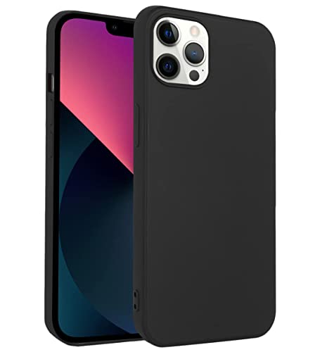 Cracksin Hülle Kompatibel mit iPhone 12 Pro Max [6.7 Zoll] Hochwertiges Liquid Silikone Case weiche TPU Stoßfest Handyhülle Kratzfestes Rundumschutz Cover von Cracksin