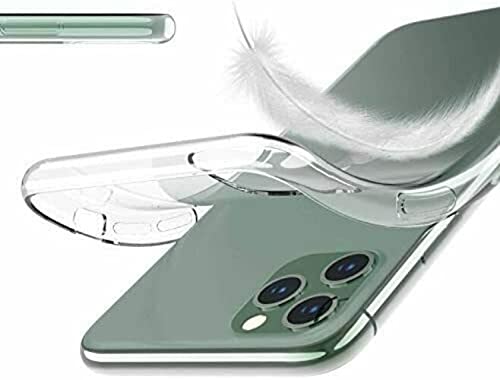 Cracksin Klar Silikon Hülle Kompatibel mit iPhone 13 pro [6.1] Dünne Transparente Handyhülle,Anti-Gelb Flexible TPU Handyhülle Kratzfest Durchsichtige Schutzhülle von Cracksin