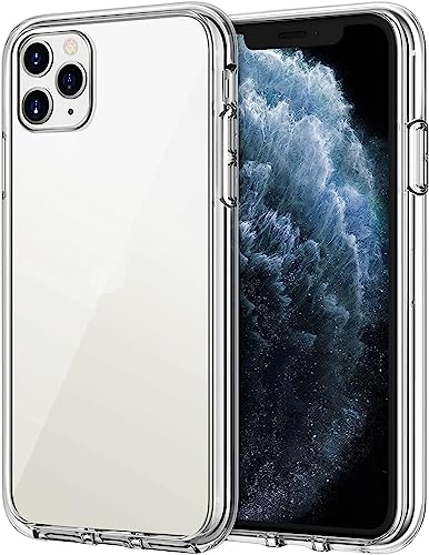 Cracksin Klar Silikon Hülle für iPhone 11 Pro MAX Transparent Ultra Dünne klare weiche TPU Handyhülle Flexible Crystal Clear Case Cover Bumper Rückseite von Cracksin