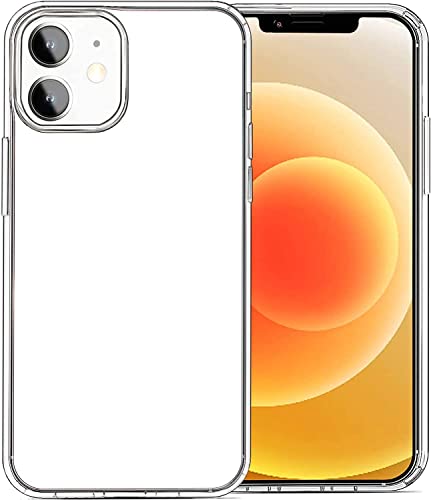 Cracksin Klar Silikon Hülle für iPhone 12 / iPhone 12 Pro [6.1 Zoll] Transparent Ultra Dünne weiche TPU Handyhülle Flexible Crystal Clear Case Cover Bumper Rückseite von Cracksin