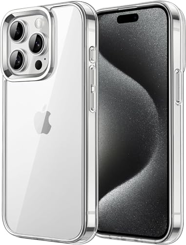 Cracksin Klar Silikon Hülle für iPhone 15 Pro Transparent Ultra Dünne klare weiche TPU Handyhülle Flexible Crystal Clear Case Cover Bumper Rückseite (HD Klar) von Cracksin
