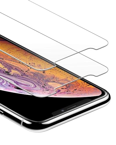 [2 Stück] Panzer Schutz Folie kompatibel mit iPhone XR [6,1 Zoll] Nano-Tech Displayschutzfolie Schutzfolie [kein Glas] 9H Glas,100% Fingerabdrucksensor von Cracksin