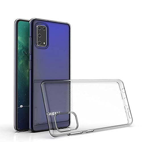 Cracksin Silikon Hülle Kompatibel mit Samsung Galaxy M31s Dünn 2mm Durchsichtig Case Transparent TPU Schutzhülle Soft Matte Anti-kratzt Handy Case Cover von Cracksin