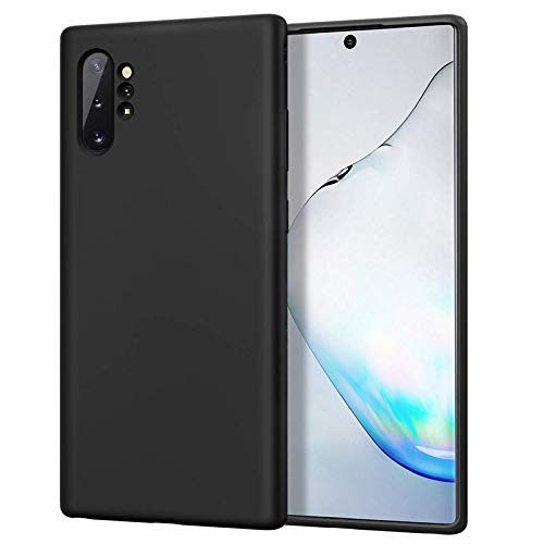 Hülle Kompatibel mit Samsung Galaxy Note 10 Plus/Note 10+ Hochwertiges Liquid Silikone Case weiche TPU Stoßfest Handyhülle Kratzfestes Cover von Cracksin