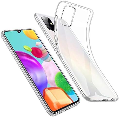 Klar Silikon Hülle für Samsung Galaxy A41 Transparent Ultra Dünne weiche TPU Handyhülle Flexible Crystal Clear Case Cover Bumper Rückseite von Cracksin