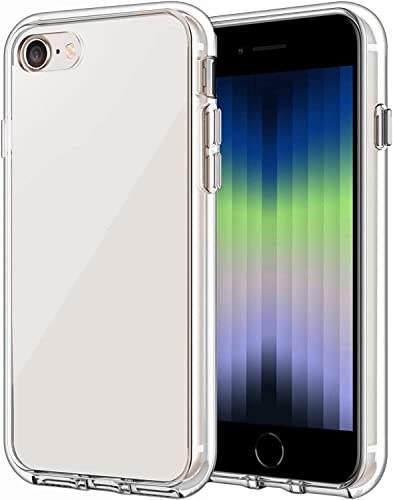 Klar Silikon Hülle für iPhone 7/8 / SE Transparent Ultra Dünne klare weiche TPU Handyhülle Flexible Crystal Clear Case Cover Rückseite (HD Klar) von Cracksin