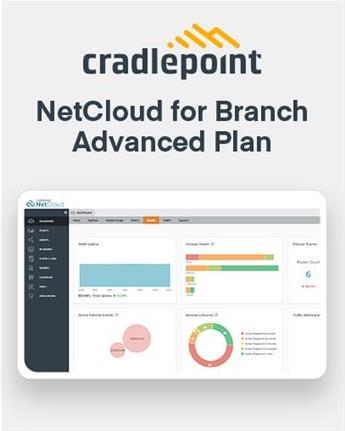 Cradlepoint NetCloud Enterprise Branch Advanced Plan - Abonnement-Lizenz (3 Jahre) + 24x7 Support von CradlePoint