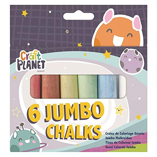 Craft Planet Kreiden, Jumbo, farbig, 6 Stück von Craft Planet