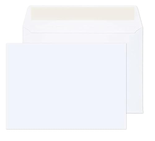 Craft UK Briefumschläge, C6, 120 g/m², haftklebend, Weiß, 50 Stück, 2500 Stück Craft UK Briefumschläge, C6, 120 g/m², haftklebend, Weiß, 50 Stück, 2500 Stück von Craft UK