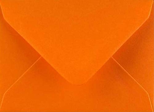 133 mm x 184 mm, farbige Umschläge, ideal für Grußkarten, Hochzeitseinladungen, Basteln, Büro, 10 Stück (orange) von Craft21 Limited