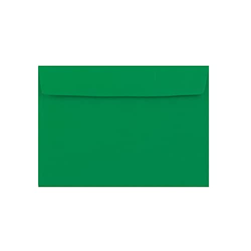 C6 farbige Umschläge für A6 Grußkarten, Hochzeitseinladungen, Basteln, 114 x 162 mm, 30 Stück (dunkelgrün, haftklebend) von Craft21 Limited