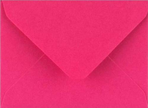 C7 (82 x 113 mm) farbige Umschläge für Grußkarten, Partyeinladungen und Basteln, 75 Stück, Fuchsia Pink von Craft21 Limited