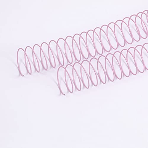 Craftelier - 2-Spiralen-Set zum Binden von Alben, Notizbüchern oder Agenden | Ideal für Scrapbooking und Bastelprojekte | Ø 3,81 cm (1.5") | Länge 30,5 cm (12") - Farbe Pink Baby von Craftelier