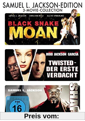 Samuel L. Jackson : Shaft - Black Snake Moan - Twisted - 3DVD Box von Craig Brewer
