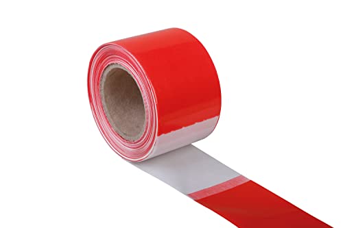 Crash Stop ASB-RW Polyethylen Absperrband fur Lager- und Transportgestell mit Einschlagpfosten, Rot/Weiß, 80mm Breite, 500m Länge Crash Stop ASB-RW Polyethylen Absperrband fur Lager- und Transportgestell mit Einschlagpfosten, Rot/Weiß, 80mm Breite, 500m Länge von Crash Stop