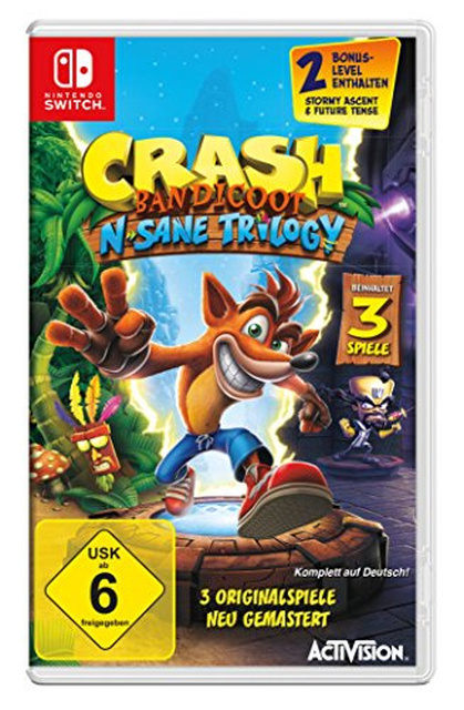 Crash Bandicoot N.Sane Trilogy - Nintendo Switch Crash Bandicoot N.Sane Trilogy - Nintendo Switch von Crash