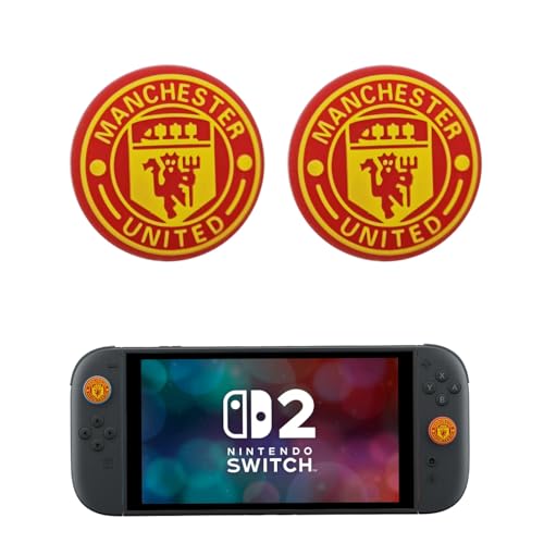 Crazy DIY Fußball-Daumengriffe für Switch 2 Kappen, 2 Stück (Schalter 2) von Crazy Diy LTD