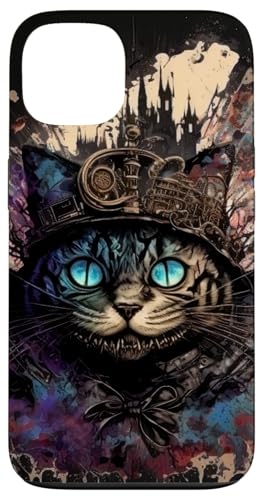 Hülle für iPhone 13 Alice im Wunderland – Katze Hülle für iPhone 13 Alice im Wunderland – Katze von Crazy Fun Designs Gifts - Alice