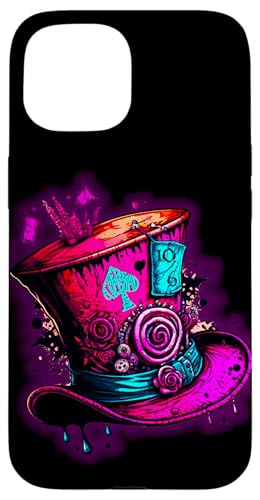 Hülle für iPhone 15 We're All Mad Here rosa Steampunk Alice im Wunderland Hut Hülle für iPhone 15 We're All Mad Here rosa Steampunk Alice im Wunderland Hut von Crazy Fun Designs Gifts - Alice