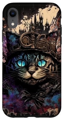 Hülle für iPhone XR Alice im Wunderland – Katze Hülle für iPhone XR Alice im Wunderland – Katze von Crazy Fun Designs Gifts - Alice