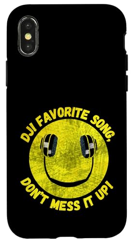 DJ Lieblingslied, mach es nicht durch lustiges Musik -Zitat Hülle für iPhone X/XS von Crazy Music Lovers Co.