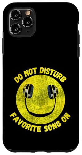 Stören Sie kein Lieblingslied auf Smile Music Headphones Hülle für iPhone 11 Pro Max von Crazy Music Lovers Co.