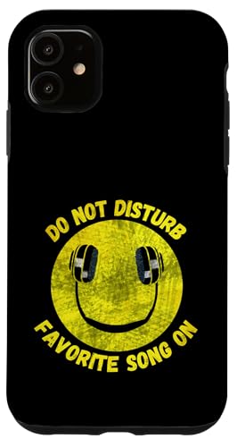 Stören Sie kein Lieblingslied auf Smile Music Headphones Hülle für iPhone 11 Stören Sie kein Lieblingslied auf Smile Music Headphones Hülle für iPhone 11 von Crazy Music Lovers Co.