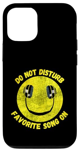 Stören Sie kein Lieblingslied auf Smile Music Headphones Hülle für iPhone 12/12 Pro von Crazy Music Lovers Co.