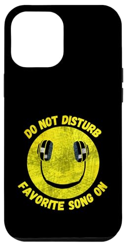 Stören Sie kein Lieblingslied auf Smile Music Headphones Hülle für iPhone 12 Pro Max von Crazy Music Lovers Co.