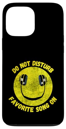 Stören Sie kein Lieblingslied auf Smile Music Headphones Hülle für iPhone 13 Pro Max Stören Sie kein Lieblingslied auf Smile Music Headphones Hülle für iPhone 13 Pro Max von Crazy Music Lovers Co.
