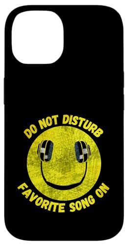 Stören Sie kein Lieblingslied auf Smile Music Headphones Hülle für iPhone 14 von Crazy Music Lovers Co.