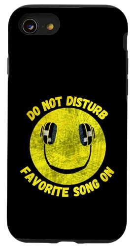 Stören Sie kein Lieblingslied auf Smile Music Headphones Hülle für iPhone SE (2020) / 7 / 8 von Crazy Music Lovers Co.