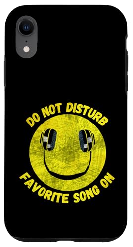 Stören Sie kein Lieblingslied auf Smile Music Headphones Hülle für iPhone XR Stören Sie kein Lieblingslied auf Smile Music Headphones Hülle für iPhone XR von Crazy Music Lovers Co.