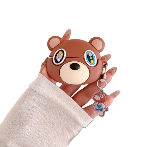 CrazyLemon Hülle für Airpods Pro, Lustiges Cartoon Bären Design mit Schlüsselanhänger für Männer Frauen Kinder Teenager Mädchen Jungen Weiche Stoßfeste TPU Schutzhülle Kopfhörer Taschen & Cases CrazyLemon Hülle für Airpods Pro, Lustiges Cartoon Bären Design mit Schlüsselanhänger für Männer Frauen Kinder Teenager Mädchen Jungen Weiche Stoßfeste TPU Schutzhülle Kopfhörer Taschen & Cases von CrazyLemon