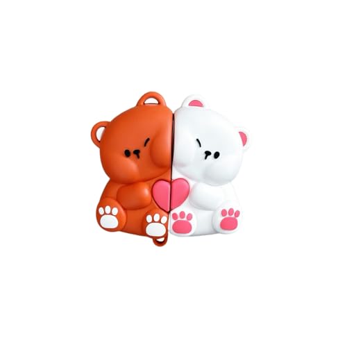 CrazyLemon Hülle für Airpods Pro, Lustiges Cartoon Liebespaar Bären Design für Männer Frauen Kinder Teenager Mädchen Jungen Stoßfeste TPU Schutzhülle Kopfhörer Taschen & Cases CrazyLemon Hülle für Airpods Pro, Lustiges Cartoon Liebespaar Bären Design für Männer Frauen Kinder Teenager Mädchen Jungen Stoßfeste TPU Schutzhülle Kopfhörer Taschen & Cases von CrazyLemon