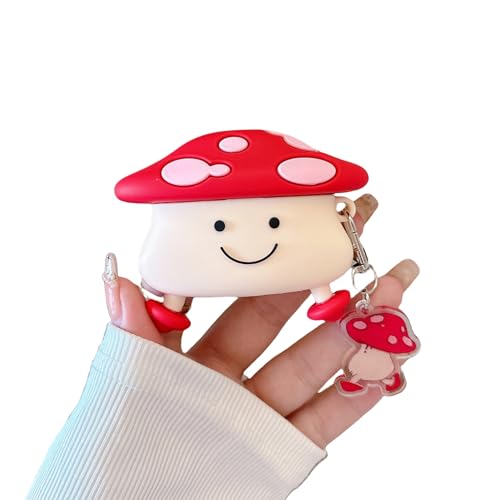 CrazyLemon Hülle für Airpods Pro 2, Lustiges Rotes Pilz Design mit Schlüsselanhänger für Männer Frauen Kinder Teenager Mädchen Jungen Weiche Stoßfeste TPU Schutzhülle Kopfhörer Taschen & Cases CrazyLemon Hülle für Airpods Pro 2, Lustiges Rotes Pilz Design mit Schlüsselanhänger für Männer Frauen Kinder Teenager Mädchen Jungen Weiche Stoßfeste TPU Schutzhülle Kopfhörer Taschen & Cases von CrazyLemon