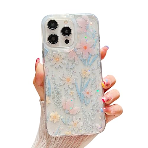 CrazyLemon für iPhone 12 Pro Max Schutzhülle, Transparentes Silikon Süßes Mädchen Blumenmuster für Frauen Mädchen Schlank Anti-Gelb TPU Gummi Stoßfest Handyhülle - Blumen 10 CrazyLemon für iPhone 12 Pro Max Schutzhülle, Transparentes Silikon Süßes Mädchen Blumenmuster für Frauen Mädchen Schlank Anti-Gelb TPU Gummi Stoßfest Handyhülle - Blumen 10 von CrazyLemon