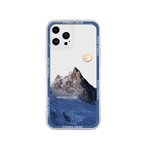 CrazyLemon für iPhone 13 Mini Hülle Silikon iPhone 13 Mini Hülle Klar Niedlich Cool Schnee Berg Mond Landschaft Muster Transparent Weich Dünn Schlank TPU Hülle Kameraschutzhülle CrazyLemon für iPhone 13 Mini Hülle Silikon iPhone 13 Mini Hülle Klar Niedlich Cool Schnee Berg Mond Landschaft Muster Transparent Weich Dünn Schlank TPU Hülle Kameraschutzhülle von CrazyLemon