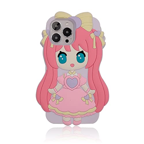 CrazyLemon iPhone 12 Pro Max Hülle, Junge Mädchen Teenager HandyHülle Cool Weiche Silikon Charakter Kawai Cartoon Hülle Anti-Fall Stoßfest Schutz Hüllen - Anime Frau Rosa CrazyLemon iPhone 12 Pro Max Hülle, Junge Mädchen Teenager HandyHülle Cool Weiche Silikon Charakter Kawai Cartoon Hülle Anti-Fall Stoßfest Schutz Hüllen - Anime Frau Rosa von CrazyLemon