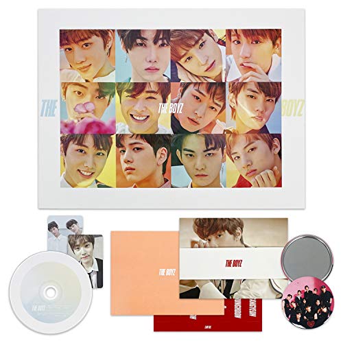 THE BOYZ Debut Album - THE FIRST [ FRESH ver. ] CD + Booklet + Post Card + Photo Cards + Name Sticker + F.G von Cre.ker Entertainment
