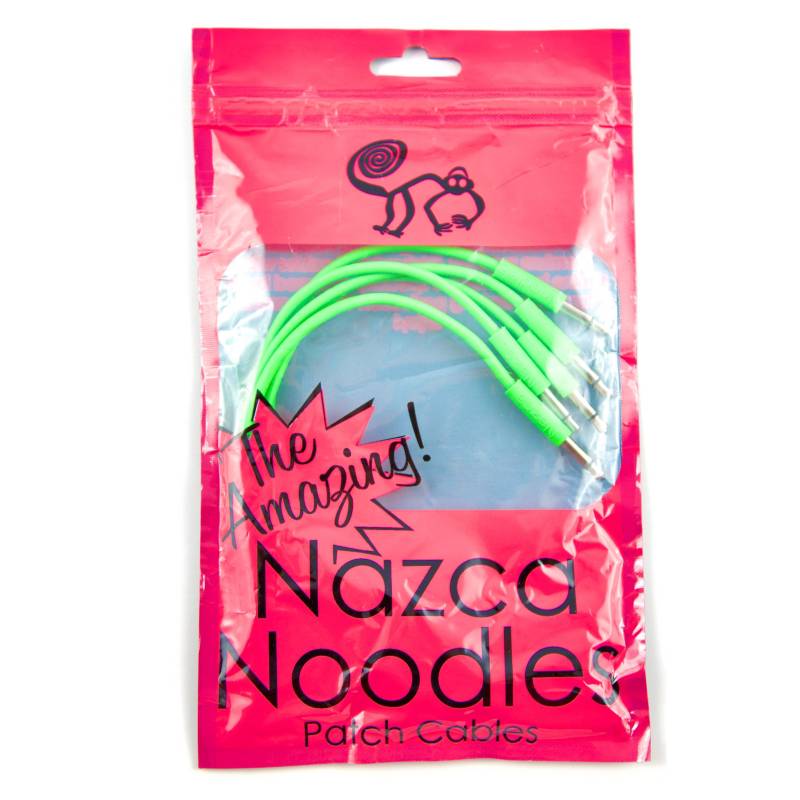 Cre8audio Nazca Noodles Green 15 cm Patch Cables von Cre8audio