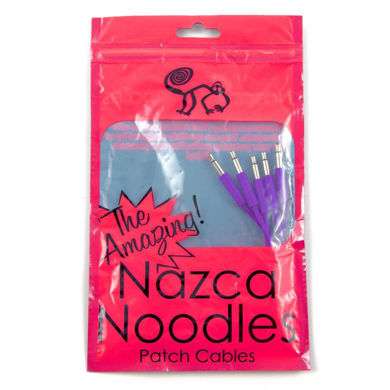 Cre8audio Nazca Noodles Violet 15 cm Patch Cables von Cre8audio