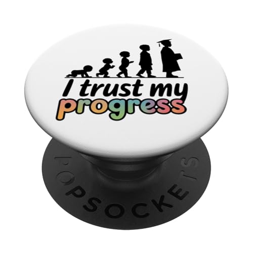 Ich vertraue auf meinen Fortschritt. PopSockets Klebender PopGrip von CreaStyle-KT