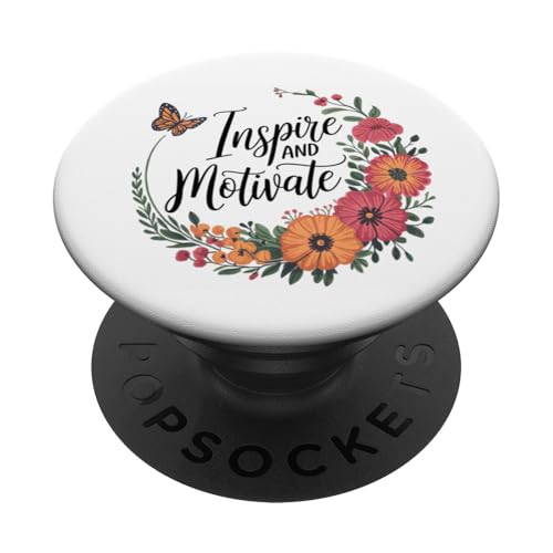 Inspirieren und motivieren PopSockets Klebender PopGrip von CreaStyle-KT