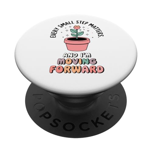 Jeder kleine Schritt zählt und ich gehe voran. PopSockets Klebender PopGrip von CreaStyle-KT