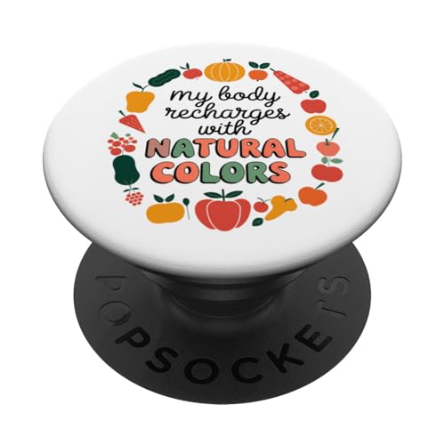 Mein Körper lädt sich mit natürlichen Farben auf. PopSockets Klebender PopGrip von CreaStyle-KT